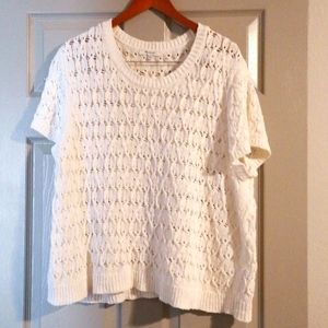 Madewell short sleeve sweater